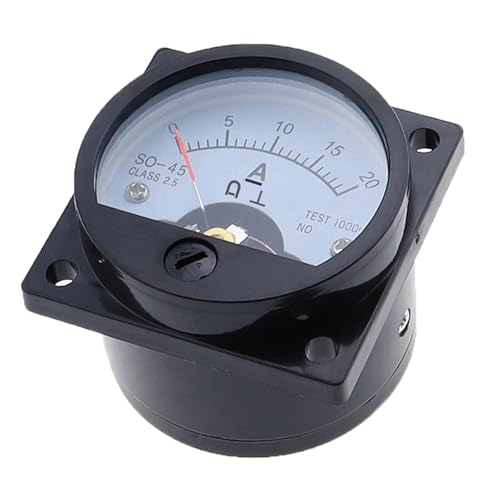 Analoges Zeigermessgerät SO-45 DC-Amperemeter DC1A2A3A5A10A15A20A30A Elektrischer Prüfstromtester(20A) von LYLNV
