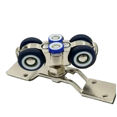 Bewegliche 360-Grad-Tür, hängende runde Glas-Hardware-Riemenscheibe, hängende Stummschaltung, Schienenrad, Balkon-Schiebeschrank, 4 Räder von LYLNV