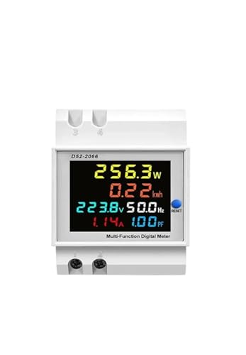 D52-2066 Smart 6IN1 AC Einphasen-Haushaltsstromzähler Din-Schienentyp Multifunktions-KWH-Zähler mit LCD-Anzeige von LYLNV