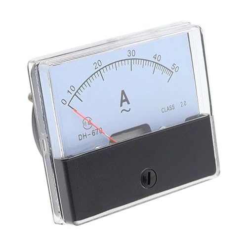 DH670 Analog Amp Panel Meter Strom Amperemeter Mechanischer Zeiger 1-500A AC Amperemeter DH-670(AC 30A) von LYLNV