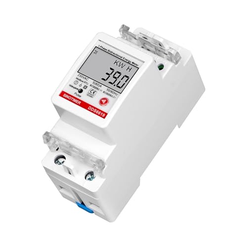 DIN-Schienen-Multifunktions-Einphasen-Digital-Energie-Spannungs-Stromzähler 2P mit RS485 Elektrische Wattmeter-Messung AC230V von LYLNV