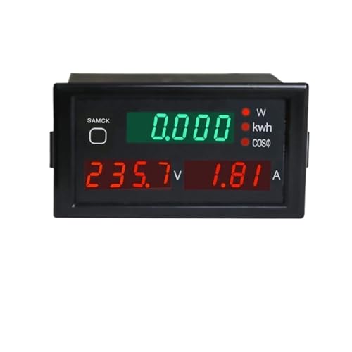 DL69-2047 Multifunktions-Leistungsmesser Spannungsprüfer Voltmeter Amperemeter Stromfaktor AC80-300V mit gegenseitiger Induktivität(AC80-300V) von LYLNV