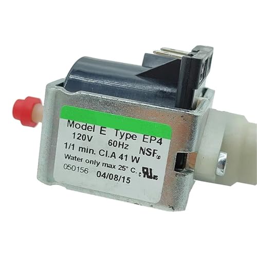 EP4 Elektromagnetische Pumpe AC120V Kolbenpumpe Kaffeemaschine Wasserpumpe Kleiner Durchfluss Stabiles Abwasser von LYLNV