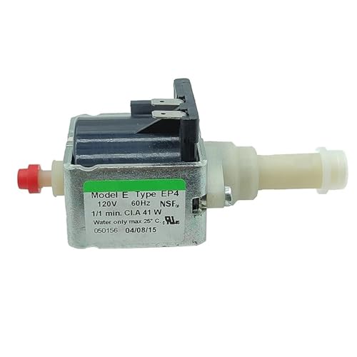 EP4 Elektromagnetische Pumpe AC120V Kolbenpumpe Kaffeemaschine Wasserpumpe Kleiner Durchflussdruck Stabiles Abwasser von LYLNV
