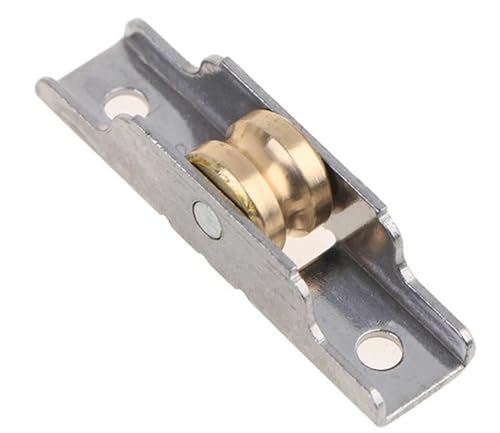 Edelstahl-Fensterrolle, Glasschiebetür-Rollenläufer, Vitrine, Stummschaltung, Radschiene, Möbelrolle, 7 mm, 10 mm, 12 mm(F) von LYLNV