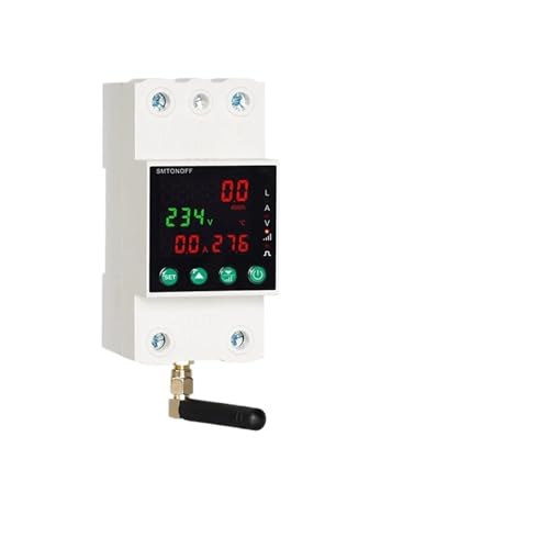 Einphasiger 2P 63A-Energiezähler, Über- und Unterspannungsschutz, Prepaid-Messgerät, Zeitschaltuhr, Sprachfernbedienung Einphasiger 2P 63A-Energiezähler, Über- und Unterspannungsschutz, Prepaid-Messgerät, Zeitschaltuhr, Sprachfernbedienung von LYLNV