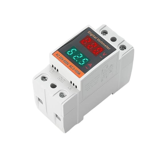 LED Dual Digital Rail Voltmeter Amperemeter AC 110V 220V 380V Stromzähler AC 50-500V 0-99.9A Volt Amp Monitor Energiezähler LED Dual Digital Rail Voltmeter Amperemeter AC 110V 220V 380V Stromzähler AC 50-500V 0-99.9A Volt Amp Monitor Energiezähler von LYLNV