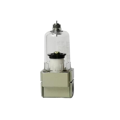 Luftfilter AF2000-02 1/4'' Pneumatischer Luft-Wasserfilter Manueller Ölabscheider(With-4mm-Fittings,Copper Filter) von LYLNV