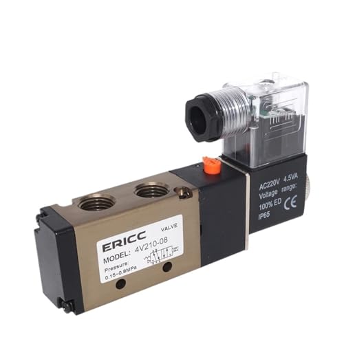 Magnetventilspule DC24V 12V AC220V 110V for 4V210-08 3V110-06 4V220 4V230 3V210 4V430 4V320(100 Series,AC380V) von LYLNV