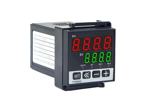 PY9000G 48 * 48mm Choice of Fahrenheit OR Celsius K Type Single Input 220V 1200 Degree Programmable PID Temperature Controller(48x48mm K SSR,380V) von LYLNV