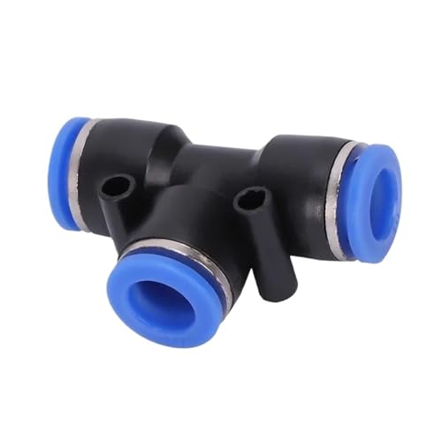 Pneumatische Armaturen Schnellverbinder Kunststoff 4mm 6mm 8mm 10mm 12mm Push In Pluglug Luftschlauchverschraubung Rohrverbinder(PE-12) von LYLNV