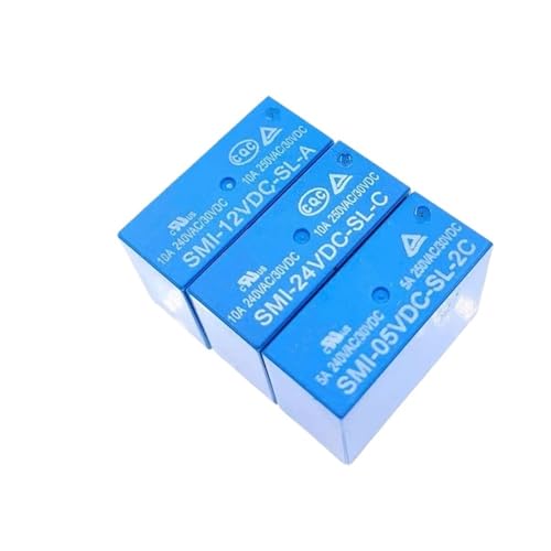 SMI-05 12 24VDC-SL-AC Relais 10A 4 Fuß normalerweise offen 5 Fuß Umwandlung HK14F Spot 5 Stück 10 Stück(SMI-24VDC-SL-A 5pcs) von LYLNV