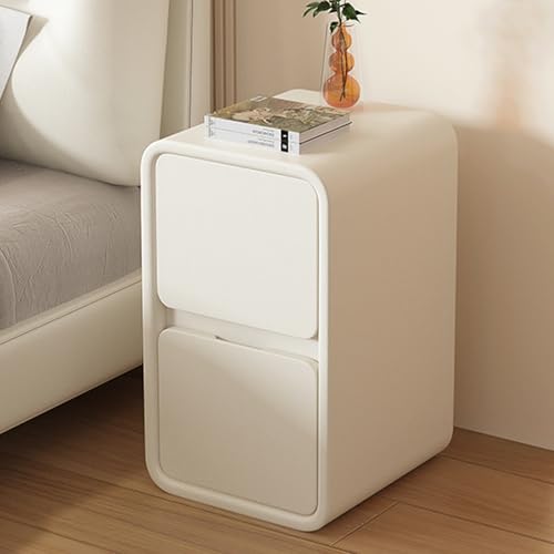 LYLXSF 2 Schublade Nachttisch, Elegante Schlafzimmermöbel, kleine Kommode, für Schlafzimmer, Wohnzimmer von LYLXSF