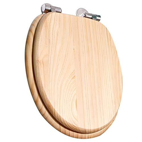 Runde Toilettensitz, Toilettensitz verlangsamt sich in der Nähe, Toilettendeckel mit schnellen Freisetzungsscharnieren, Toilettenschüssel ruhiger Deckel für u/o Typ Toilette/ von LYLXSF