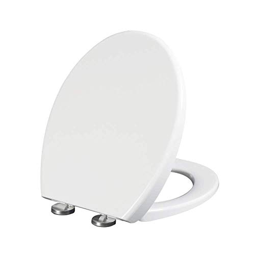 Toilettensitz V Typtoilettendeckel mit stummen antibakteriellen PP -Board -Toilettensitz für Badezimmer und Waschraum von LYLXSF