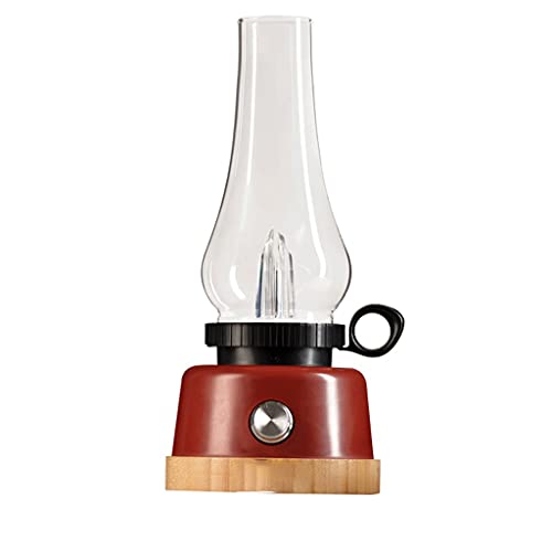 Glas-Kerosin Öllampe, Vintage Desktop Öllampe für Innen Notfall Petroleumlicht von LYLY