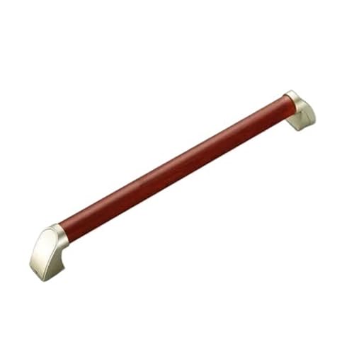 Handläufe, modische Sicherheits-Toilettengriffe aus Holz, 34/44/54 cm, Badezimmer-Haltegriffe aus Zinklegierung, Rutschfester Griff für ältere Badezimmergriffe (Mahagonifarbe, Länge 34 cm) von LYMGRZ