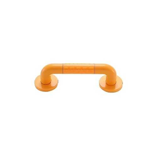 LYMGRZ Handläufe Badezimmer-Sicherheitsgriff mit Anti-Rutsch-Granulat Stabiler Haltegriff für Dusche, Toilette, Badewanne, Treppenhandlauf, Badezimmergriffe (Orange - 30 cm) von LYMGRZ