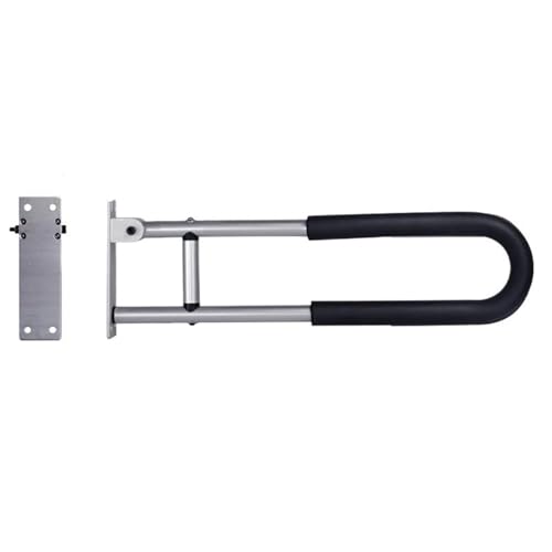 LYMGRZ Handläufe Badezimmerhandlauf Antistatische Toilettensicherheitsstange Faltbarer Toilettenstützrahmen Anti-Fall-Toilettengriff Badezimmergriffe (04 60CM) von LYMGRZ