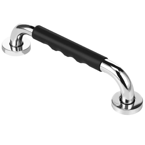 LYMGRZ Handläufe Dusch-WC-Handlauf Badezimmer-Badewanne Haltegriff Anti-Rutsch-Schutz Verhindert Stürze Für Ältere Sicherheitsstützgriff Badezimmergriffe (50 cm Edelstahl) von LYMGRZ