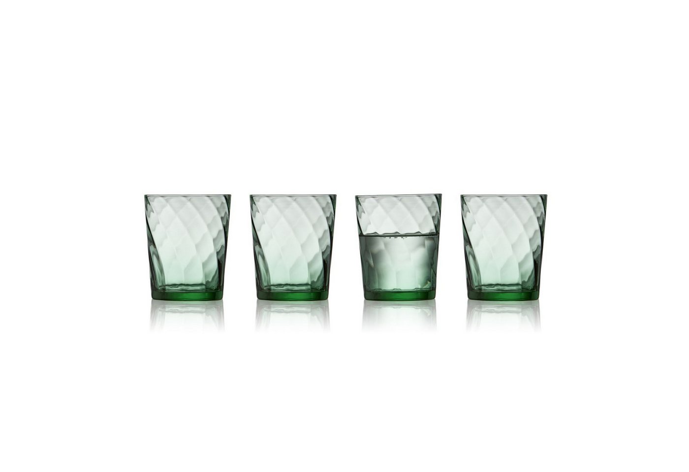 LYNGBY-GLAS Glas Vienna Grün, Glas, 4er Set von LYNGBY-GLAS