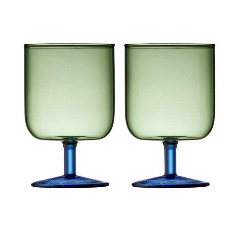 LYNGBY-GLAS Weinglas Torino 2er Set, Grün, Blau, 300 ml, Glas LYNGBY-GLAS Weinglas Torino 2er Set, Grün, Blau, 300 ml, Glas von LYNGBY-GLAS