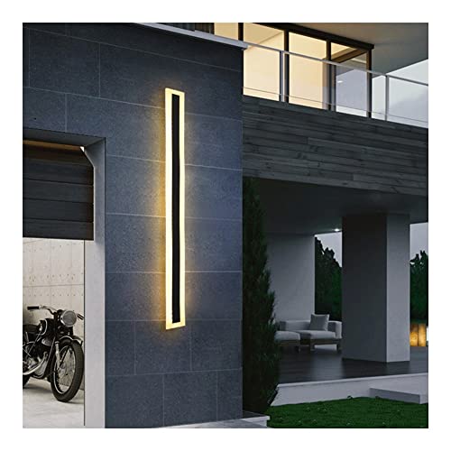 Außenwandleuchte Vintage LED-Wandleuchte mit langem Streifen IP65 Wasserdichte Aluminium-Wandleuchte for Hausgarten-Veranda-Eingangs-Haustür-Patio-Beleuchtungskörper im Freien Fassade Gartenleuchte Fl von LYOUAE