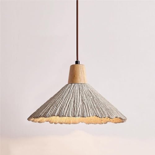LYOUAE Modern Hängeleuchte Retro Zement Pendelleuchte Beton Kücheninsel Hängende Deckenleuchte Verstellbare Kordel Hängende Deckenleuchte(B) von LYOUAE