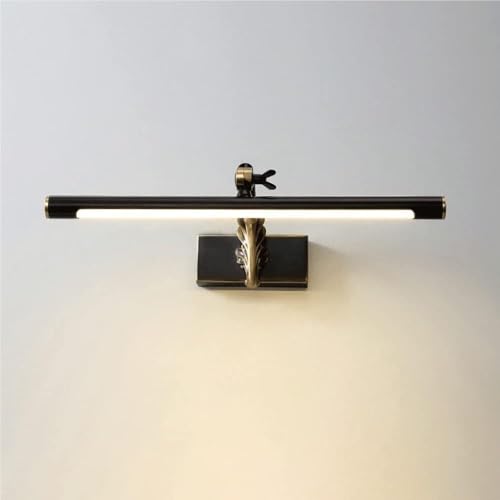 LYOUAE Spiegelleuchte Spiegellampe Moderne lineare Schminklampe, verstellbare Badezimmerleuchte über dem Spiegel, LED-Wandleuchte in Neutralweiß for den Schminktisch im Badezimmerspiegelschrank(56cm) LYOUAE Spiegelleuchte Spiegellampe Moderne lineare Schminklampe, verstellbare Badezimmerleuchte über dem Spiegel, LED-Wandleuchte in Neutralweiß for den Schminktisch im Badezimmerspiegelschrank(56cm) von LYOUAE