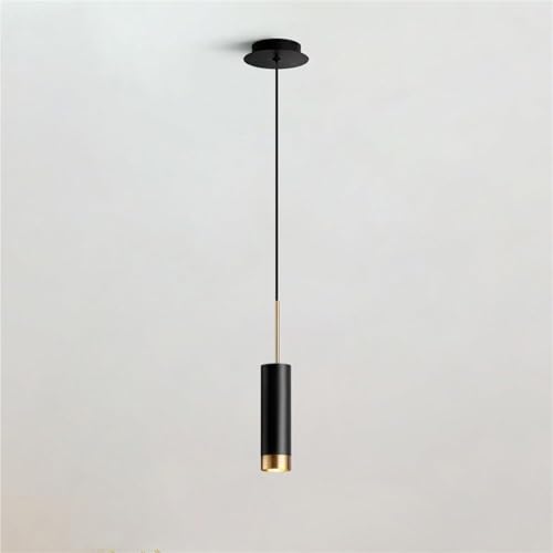 Modern Hängeleuchte Moderne Mini-Pendelleuchten, nordische Kücheninsel, Langer linearer Kronleuchter, Deckenleuchte aus der Mitte des Jahrhunderts(Black) von LYOUAE