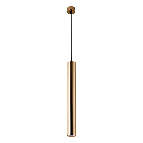 Moderne Hänge Pendelleuchten Goldene Zylinder Pendelleuchte Aluminium Langrohr Droplight 3W LED Hängelampe Einfachheit Kücheninsel Kronleuchter Dekorieren Schlafzimmer Arbeitszimmer Wohnzimmer Bar Leu von LYOUAE