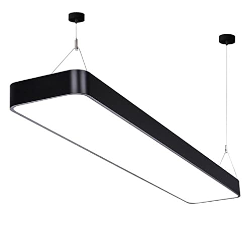 Moderne Hänge Pendelleuchten Moderner rechteckiger LED-Kronleuchter, nordischer, minimalistischer Billardtisch, Pendelleuchte, höhenverstellbare Leuchte for Billardzimmer, Esszimmer, Büro, Fitnessstud von LYOUAE