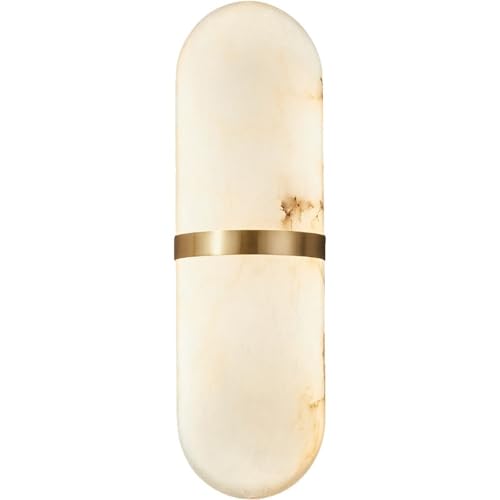 Wandleuchte Innen Wandlampe Marmor Lange Streifen Wand Lampe Moderne Messing Wand Leuchte LED Warmes Licht Wand Licht Badezimmer Eitelkeit Beleuchtung Vorrichtung for Schlafzimmer Wohnzimmer Foyer Ver von LYOUAE