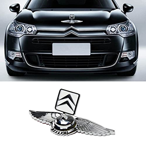 LYPOCS Auto Kopf Frontabdeckung Metall Fahrzeug Haube Emblem Aufkleber, für Citroen C2 C3 C4 C4l C5 Saxo Xsara Picasso Ds 3 4 6 C1 Berlingo von LYPOCS