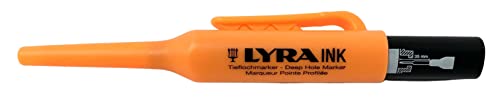 LYRA L4480099-10-1 Ink Tieflochmarker schwarz 10 Stück, Farbe von LYRA