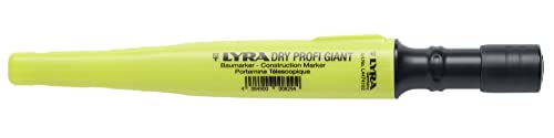 LYRA L4474102, DRY PROFI GIANT Baumarker, inkl. Spitzerpapier und Clip für alle Oberflächen von LYRA