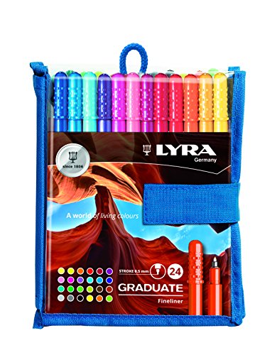LYRA, Fineliner, Mehrfarbig, 16.5 x 2.4 x 16 cm, 24-Einheiten LYRA, Fineliner, Mehrfarbig, 16.5 x 2.4 x 16 cm, 24-Einheiten von LYRA