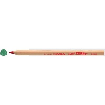 Lyra Super Ferby Buntstift, dreieckig, unlackiert 1 Count Viridian Lyra Super Ferby Buntstift, dreieckig, unlackiert 1 Count Viridian von Lyra