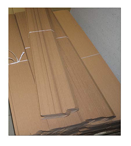 50 Stück Kantenschutzwinkel 30x30x1000mm Vollpappe Kantenschutz Eckenschutz Pappe Dicke 2mm von LYSCO