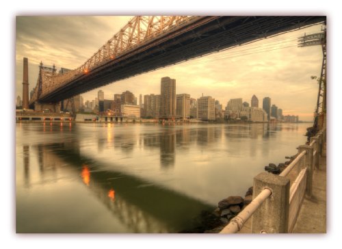 XXL Poster 100 x 70cm (F-229) Queensboro Bridge New York City Brücke über den East River, Manhattan Queens (Lieferung gerollt!) von LYSCO
