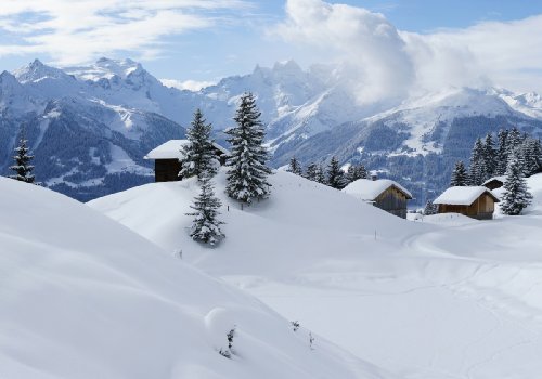 XXL Poster 100 x 70cm (SF207) Winter Bergwelt (Lieferung gerollt!) von LYSCO