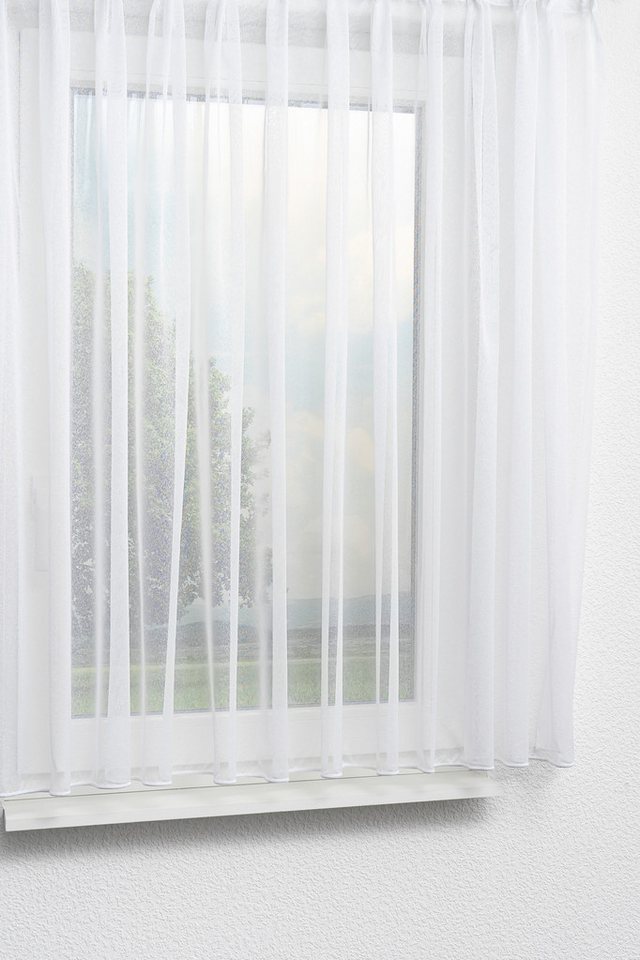 LYSEL® Gardine nstore Pia (1 St), transparent, HxB 120x300cm von LYSEL®