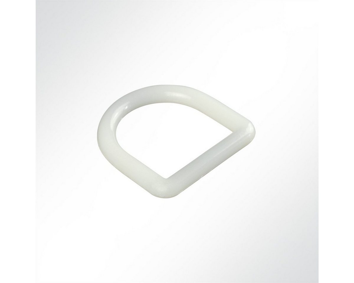 Gardinenring D-Ringe Halbrundring Kunststoff 25x30x5mm, LYSEL®, (50-St) von LYSEL®