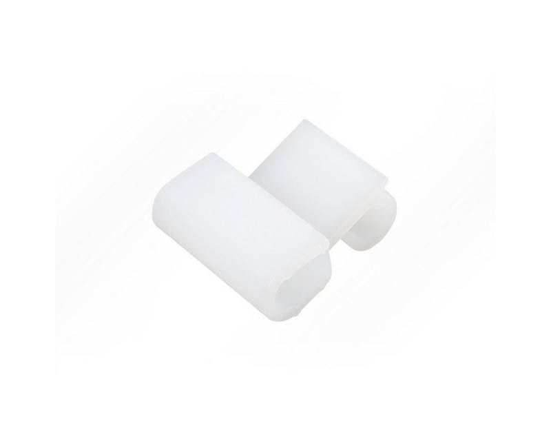 LYSEL® Halter Kunststoff S-Haken asymmetrisch weiß 41x37, (1-St), 41 x 37 mm [L x B] von LYSEL®