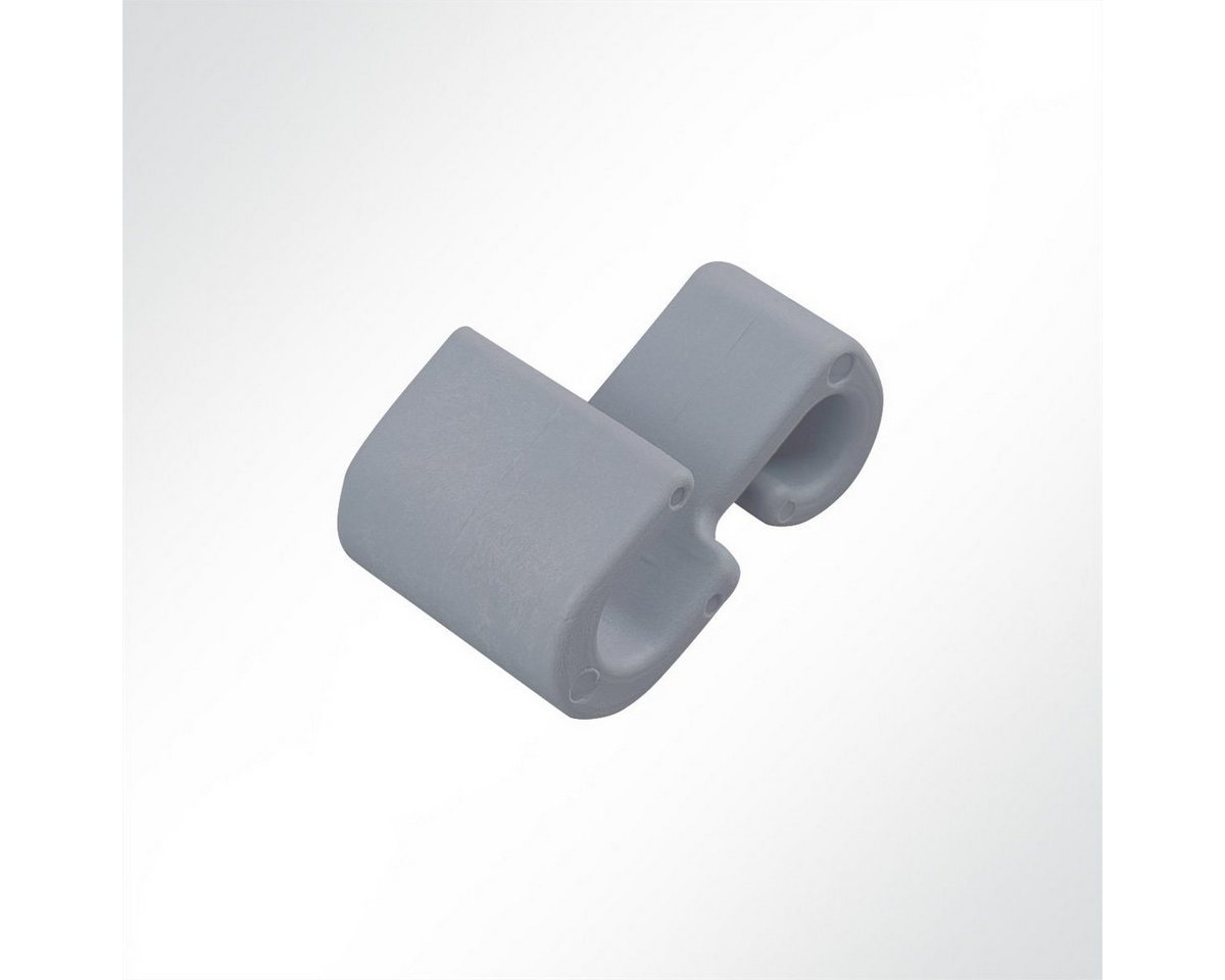 Halter Doppelhaken asymmetrisch für Seil Ø 6-10mm, LYSEL®, (10-St) von LYSEL®