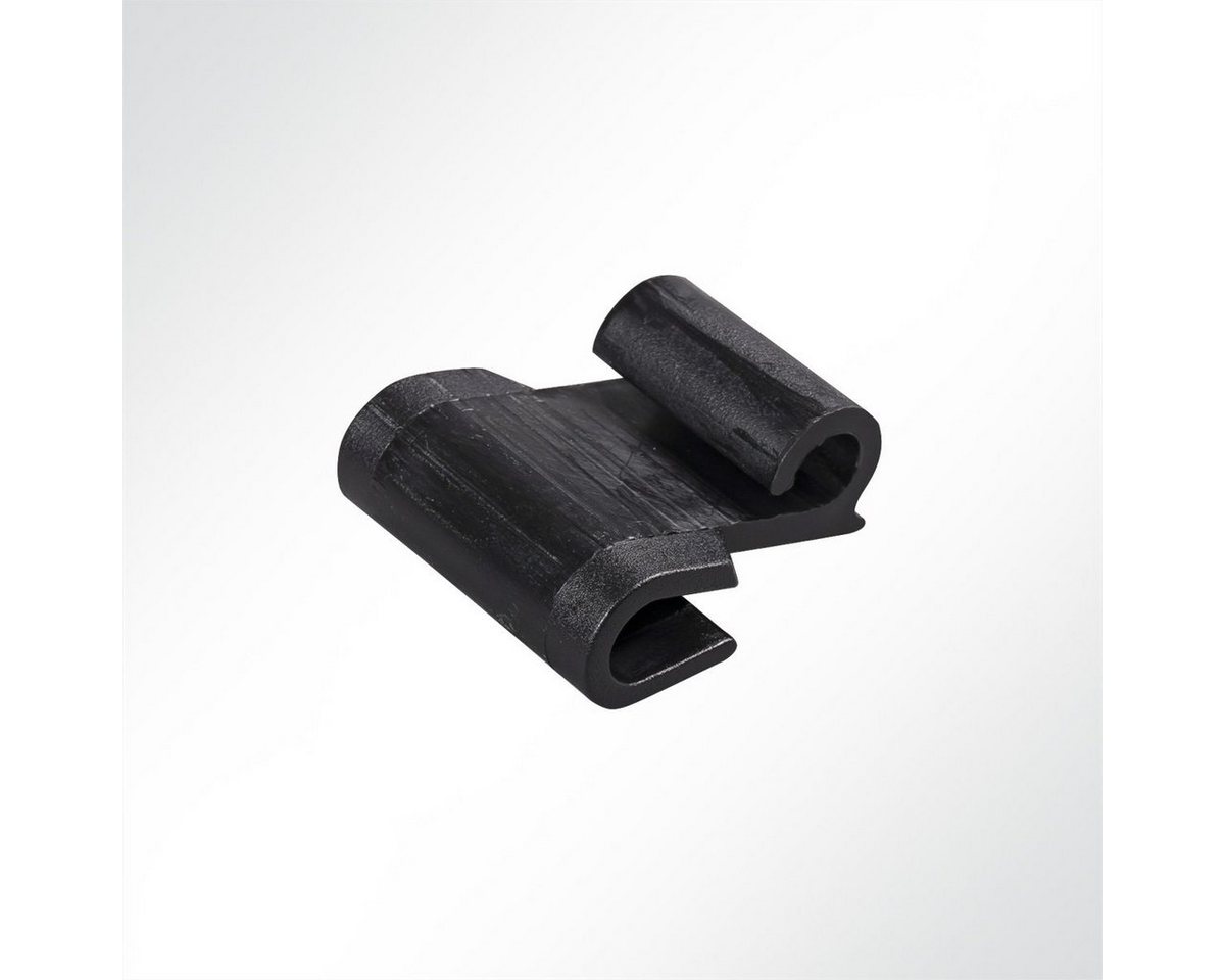 Halter Doppelhaken asymmetrisch für Seil Ø 6-10mm, LYSEL®, (10-St) von LYSEL®