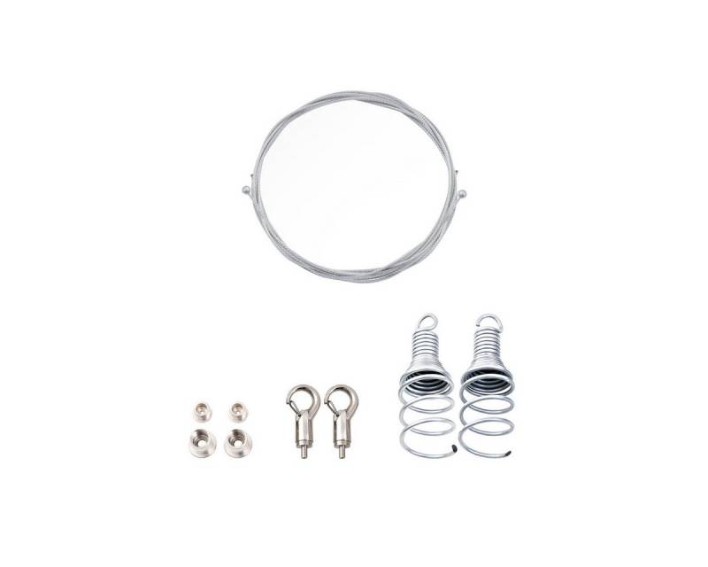 LYSEL® Dämmplatte Abhängeset mit Drahtspirale für Akustikelement aus Schaumstoff, (1-St) von LYSEL®