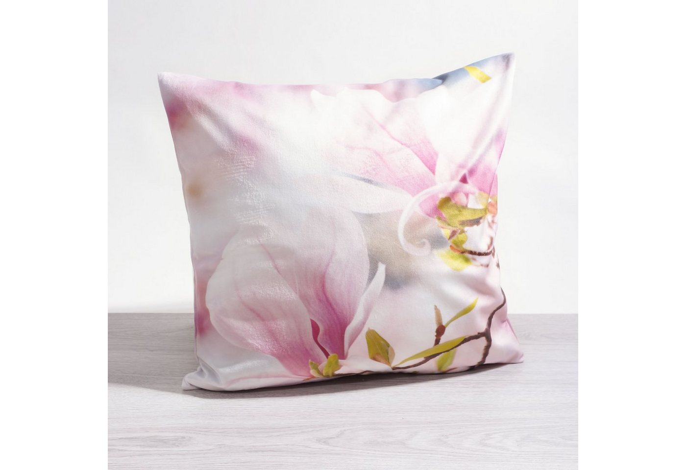 Kissenbezüge Deko Magnolie, LYSEL® (1 Stück), HxB 40x40cm von LYSEL®