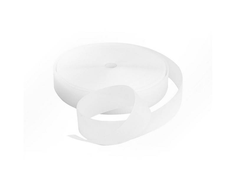 LYSEL® Klettband Klettband zum Schweißen HF weiß Hakenband Breite 20mm VE 12 Meter, (12-St), 12000 x 20 mm [L x B] von LYSEL®