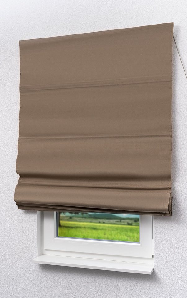 LYSEL® Raffrollo Rustikalia Khaki, HxB 190x140cm von LYSEL®